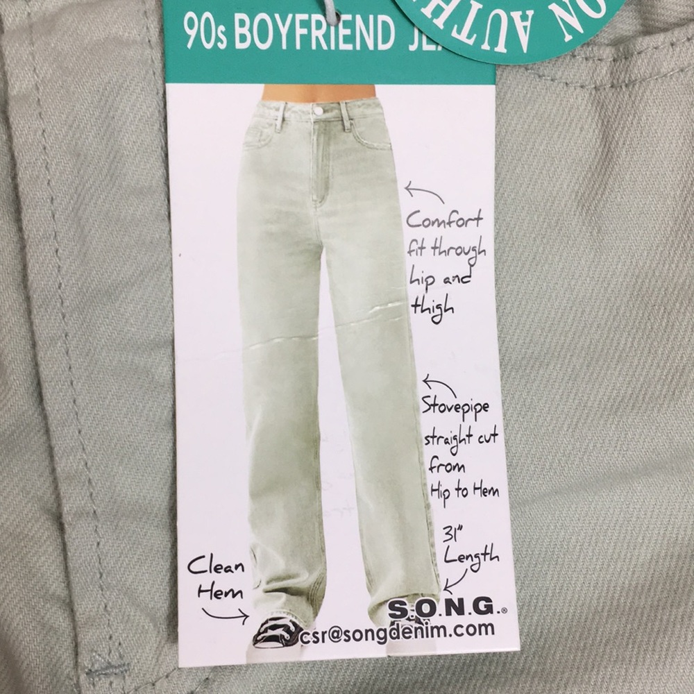 S.O.N.G. 90s Boyfriend Jean - Picture 7 of 9